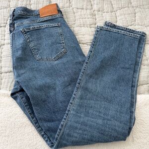 Citizens Of Humanity Blue Denim Jeans with Leather Waist Patch